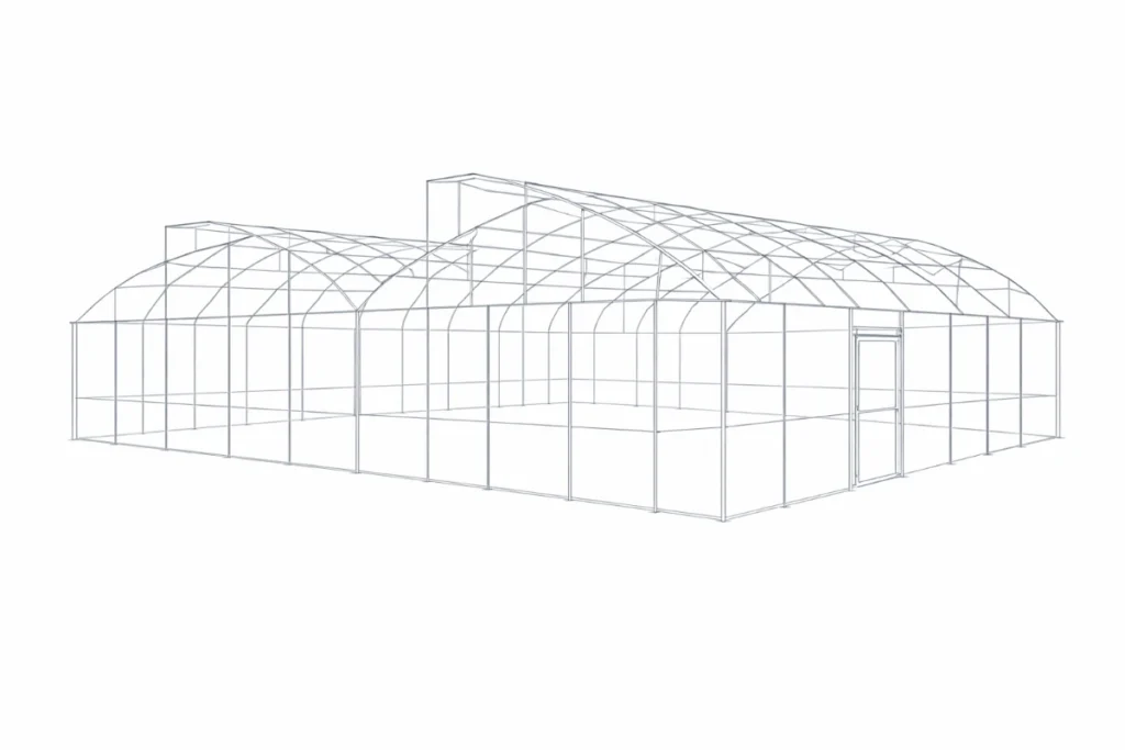 commercial greenhouse structures