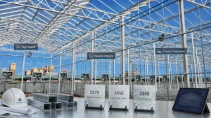 Z275 vs Z450 vs Z600 zinc coating selection for commercial greenhouse structures